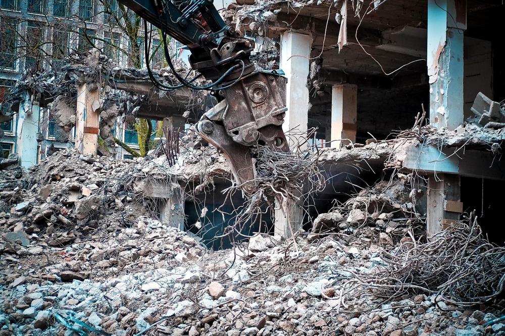 construction debris