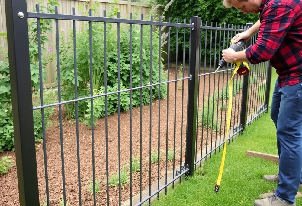 metal fence
