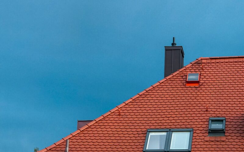 red brick roof